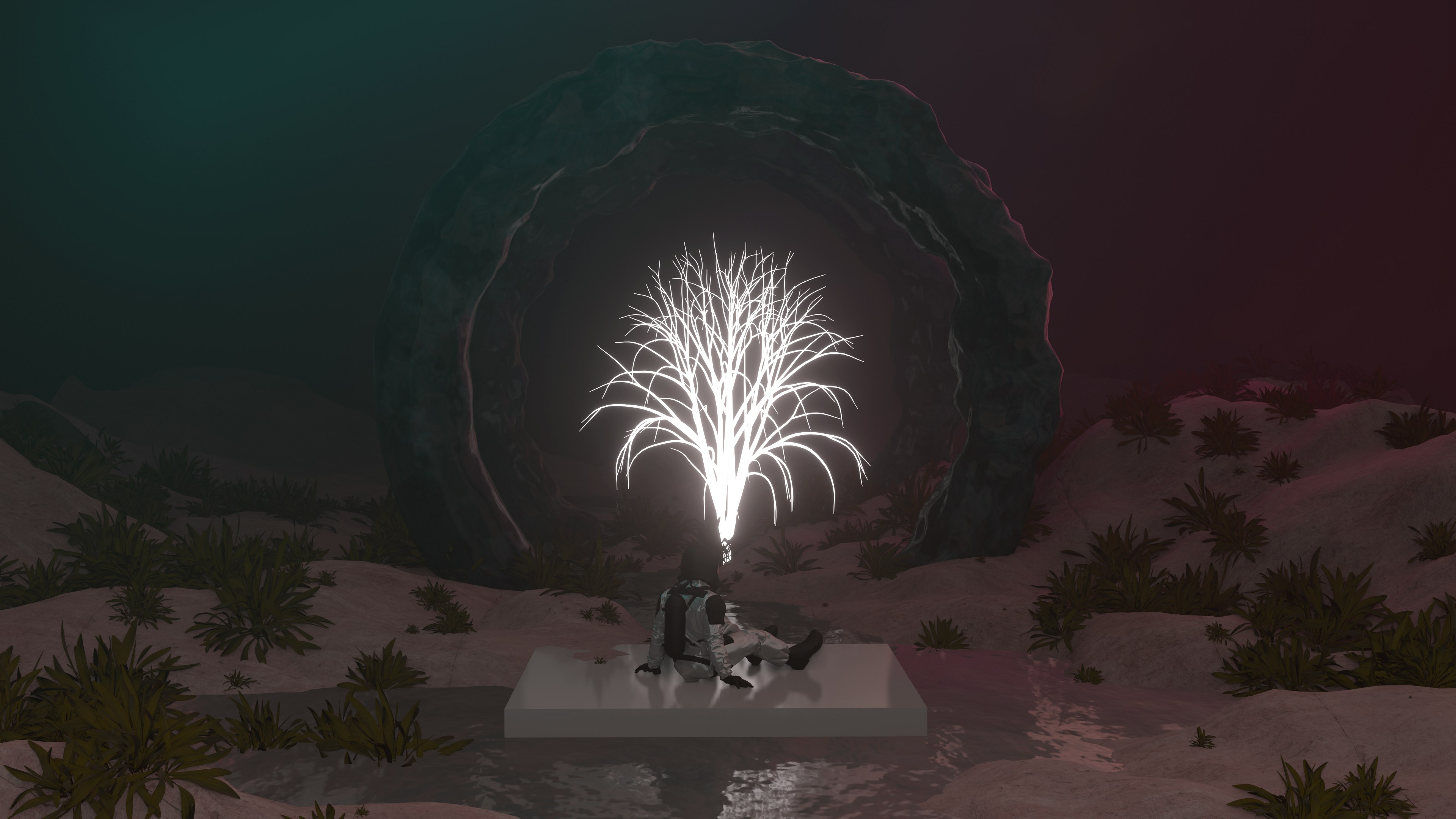 分散投資を説明するグラフ